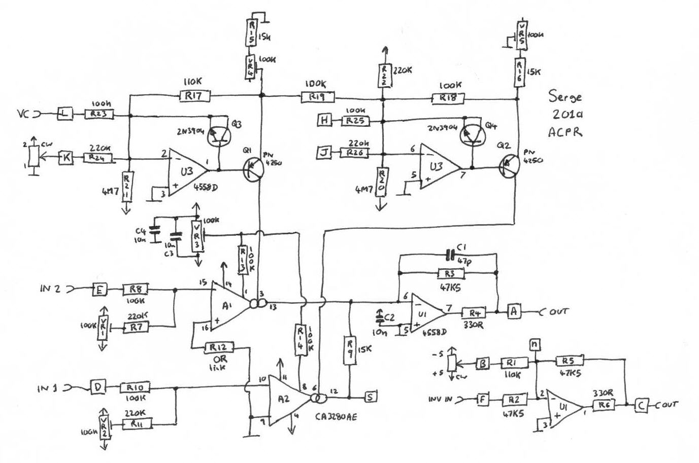 LM13700 Control Current - Active Current Source Vs Plain Resistor ...